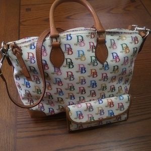 Dooney & Bourke 1975 satchel and wallet